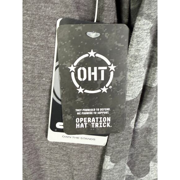 Baylor Bears OHT Military Appreciation Long Sleeve Camo Gray Mens 2XL NEW NCAA‎ - Picture 4 of 10